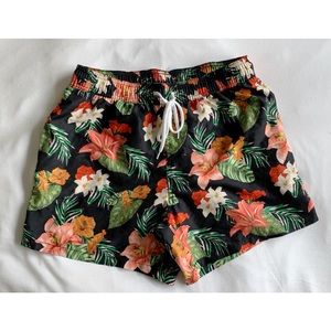 TOP MAN floral swim trunks